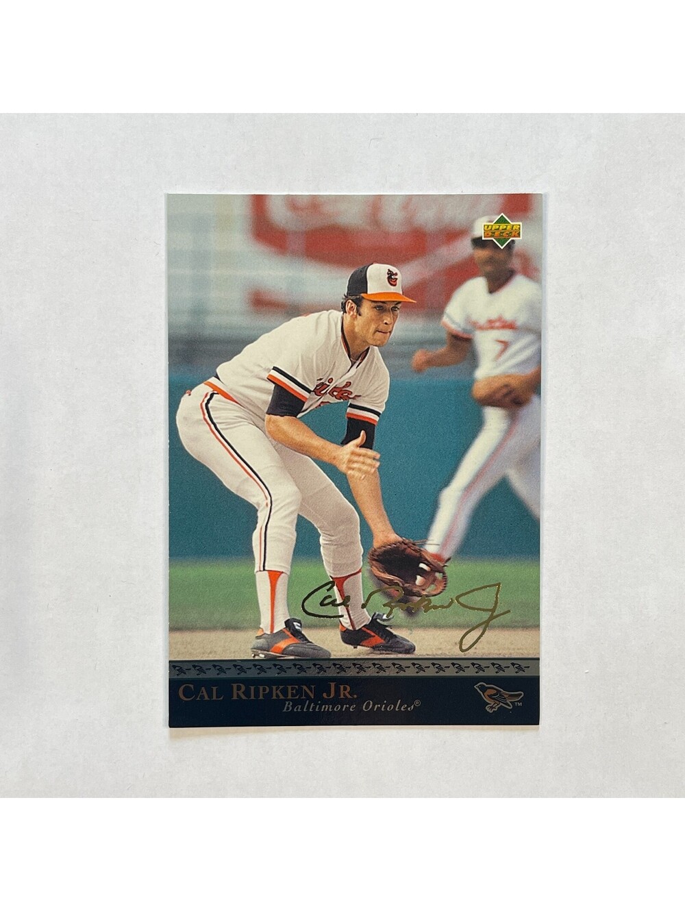 1996 Upper Deck #21 Cal Ripken Jr Baltimore Orioles Oversized Card